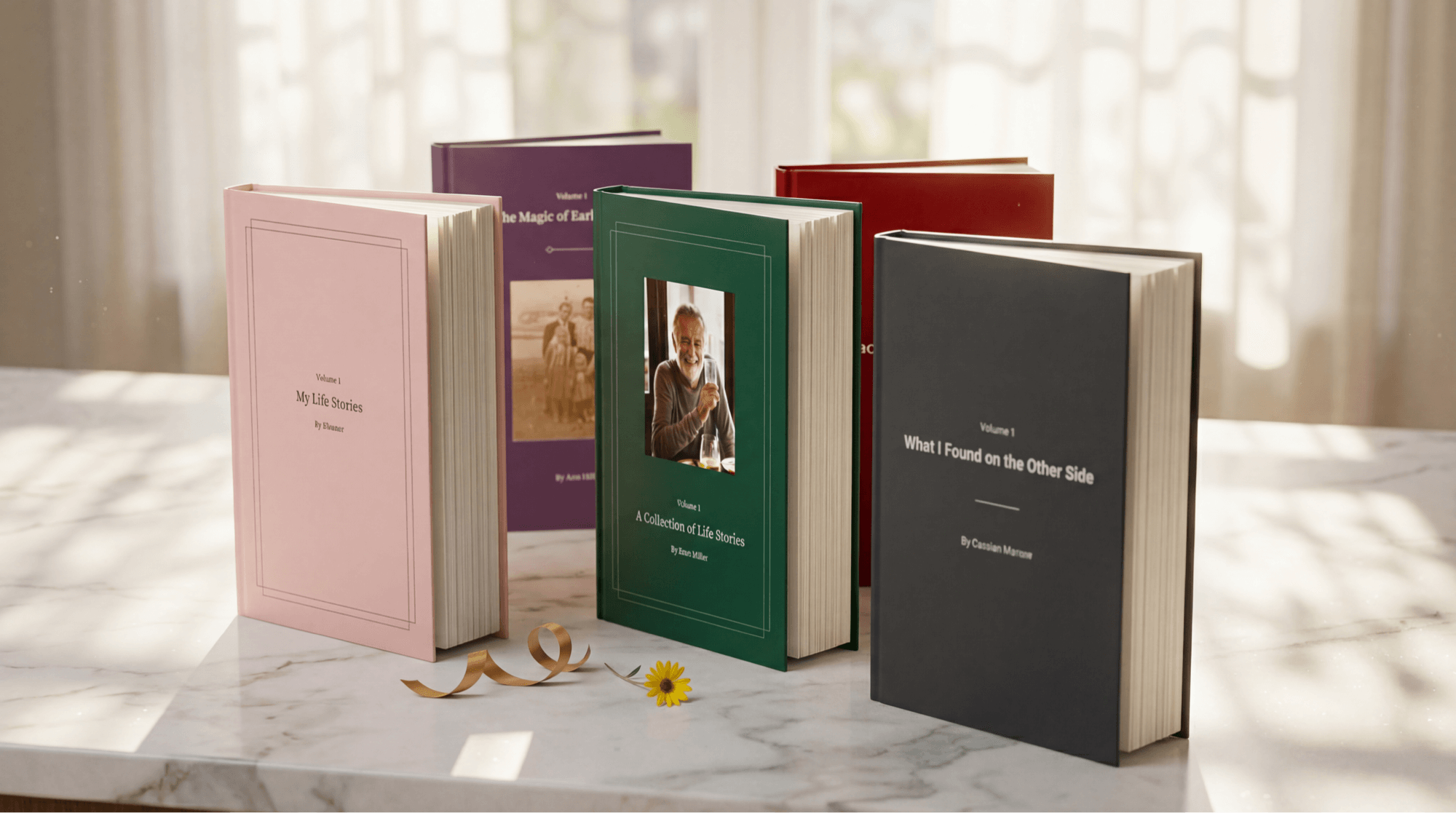 Five Kindred Press life story books